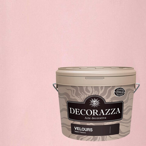 Декоративная штукатурка с эффектом мягкого нежного бархата Decorazza Velours / Декорацца Велюр