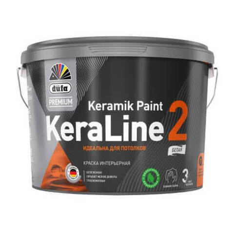 Краска интерьерная Dufa Premium KeraLine 2 / Дюфа Премиум Кералайн 2