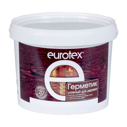 Герметик акриловый шовный для дерева Eurotex / Евротекс