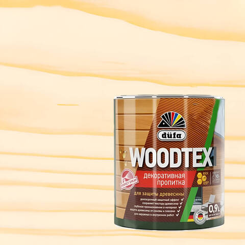 Декоративная пропитка для древесины Dufa Woodtex / Дюфа Вудтекс