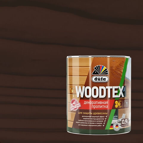 Декоративная пропитка для древесины Dufa Woodtex / Дюфа Вудтекс