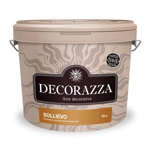 Рельефная декоративная штукатурка с добавлением специальных волокон Decorazza Sollievo / Декорацца