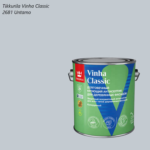 Кроющий антисептик для деревянных фасадов Tikkurila Vinha Classic / Тиккурила Винха Классик