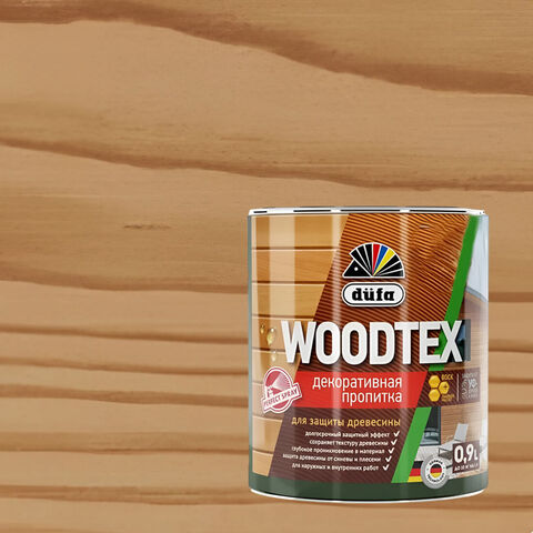 Декоративная пропитка для древесины Dufa Woodtex / Дюфа Вудтекс