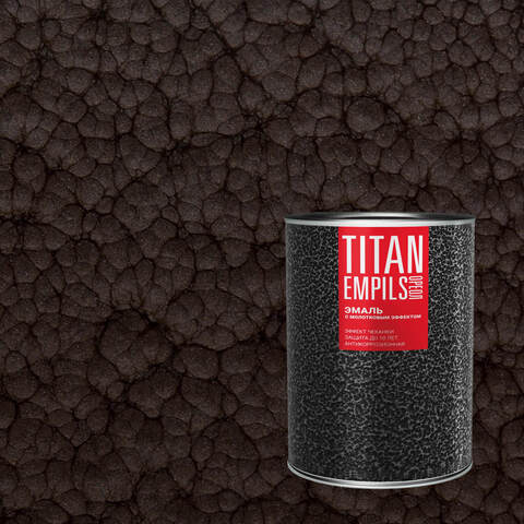 Эмаль по ржавчине антикоррозионная с молотковым эффектом Titan Empils / Титан Эмпилс
