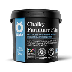 Краска для деревянной мебели кухонь и ванных Olsta Chalky Furniture Paint / Ольста