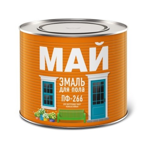 Эмаль для пола ПФ-266 Май