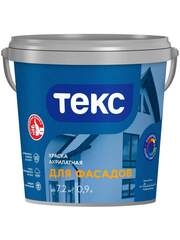 Краска акрилатная для фасадов Текс