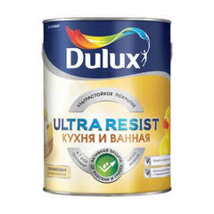 Краска для стен и потолков Dulux Ultra Resist / Дюлакс Ультра Резист Кухня и Ванная матовая