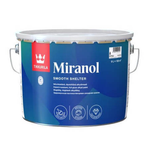 Эмаль универсальная Tikkurila Miranol / Тиккурила Миранол высокоглянцевая