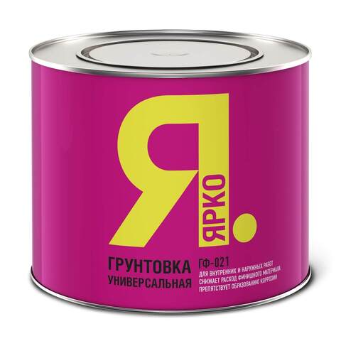 Грунтовка по металлу и дереву Ярко ГФ-021