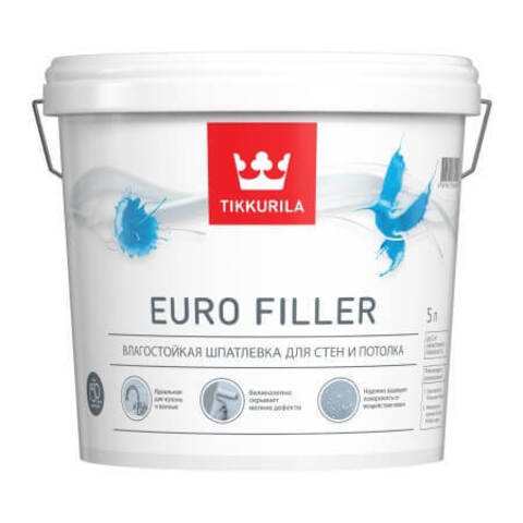 Шпатлевка Tikkurila Euro Filler / Тиккурила Евро Филлер