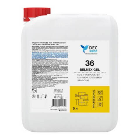 Чистящий гель универсальный с антибактериальным эффектом DEC PROF 36 Belnex Gel / ДЭК Проф