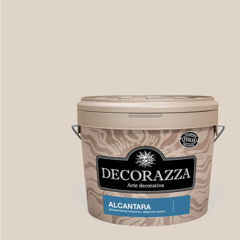 Декоративная штукатурка с эффектом замши и нубука Decorazza Alcantara / Декорацца Алькантара