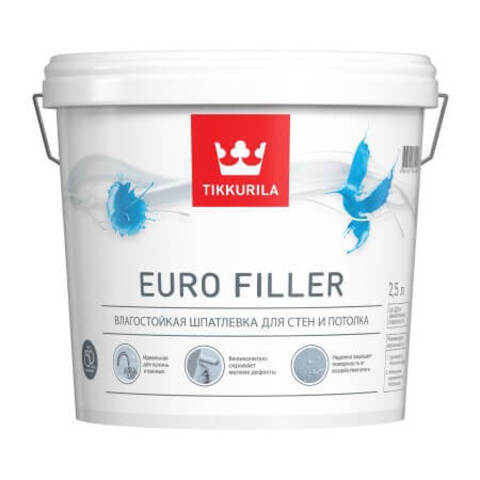 Шпатлевка Tikkurila Euro Filler / Тиккурила Евро Филлер
