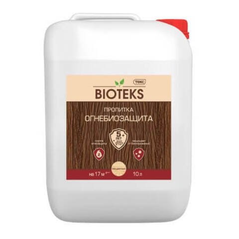 Пропитка для древесины Bioteks Огнебиозащита  2 группа / Биотекс