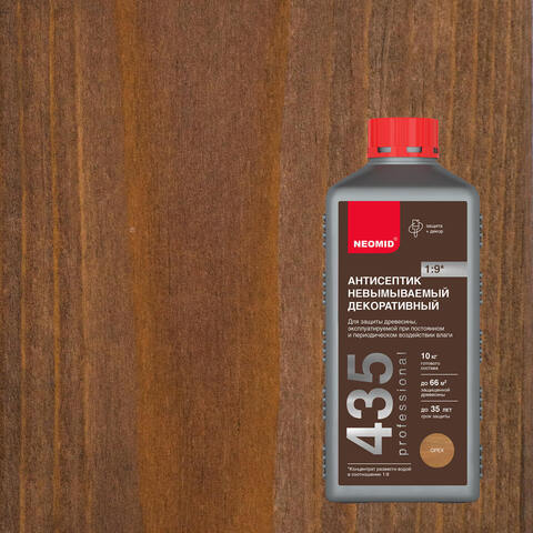 Антисептик невымываемый декоративный Neomid 435 / Неомид 435 концентрат 1:9