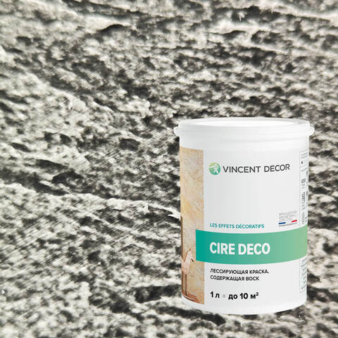 Краска декоративная лессирующая с воском Vincent Decor Cire Deco / Винсент Декор Сир Деко