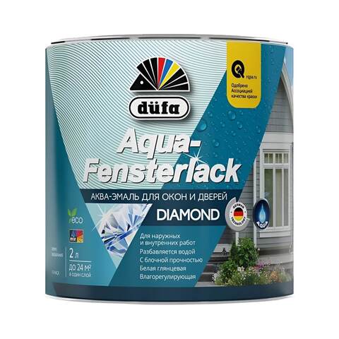 Аква эмаль для окон и дверей Dufa Aqua-Fensterlack / Дюфа Аква Фенстерлак