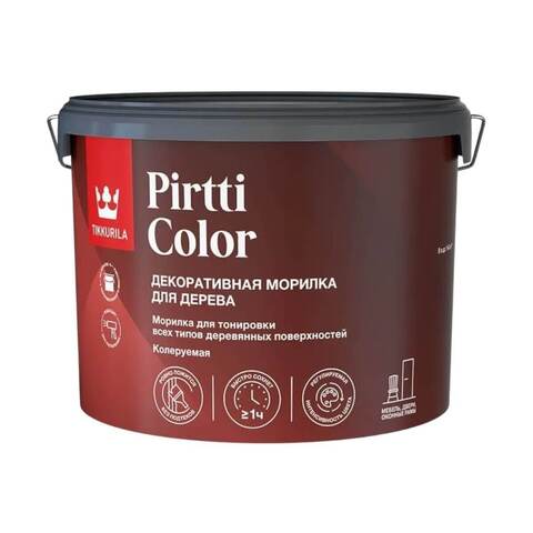 Морилка декоративная для дерева Tikkivala Tikkurila Pirtti Color / Тиккивала Тиккурила Пиртти Колор