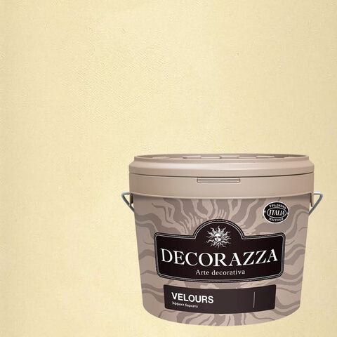 Декоративная штукатурка с эффектом мягкого нежного бархата Decorazza Velours / Декорацца Велюр