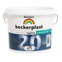 Краска для стен и потолков Beckers Beckerplast 20 / Беккерс полуматовая