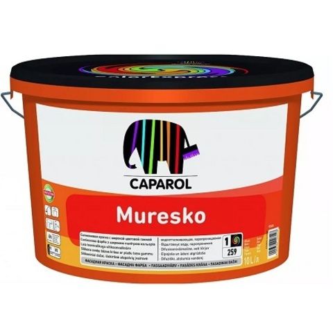 Краска фасадная на основе силакрила Caparol Muresko / Капарол Муреско