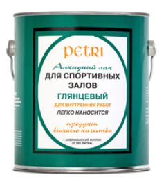 Лак для спортзалов и металла Petri Spar Gym / Петри глянцевый