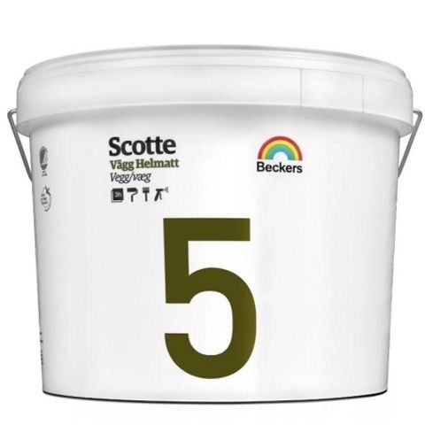 Краска для стен и потолков Beckers Scotte 5 / Беккерс Скотти матовая