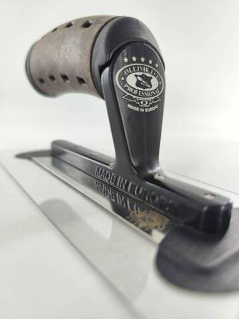 Кельма пластиковая с ручкой кожа винтаж Olejnik Premium Vintage / Олейник