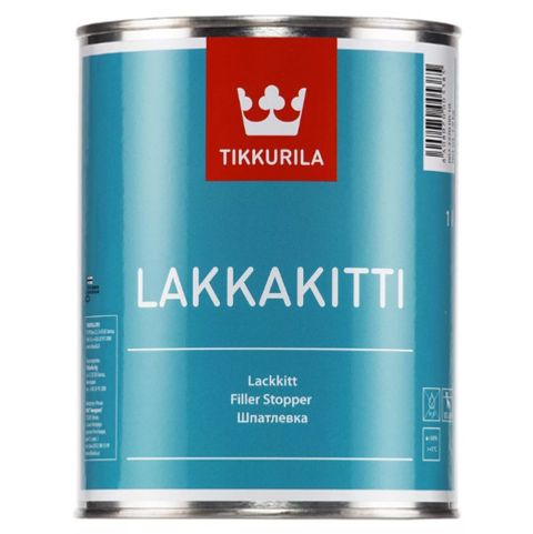 Шпатлевка алкидная для дерева и металла Tikkurila Lakkakitti / Тиккурила Лаккакити