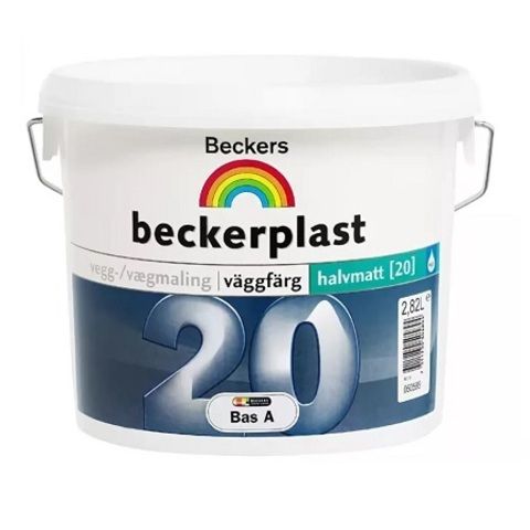 Краска для стен и потолков Beckers Beckerplast 20 / Беккерс полуматовая
