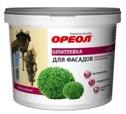 Шпатлевка для фасадов Ореол