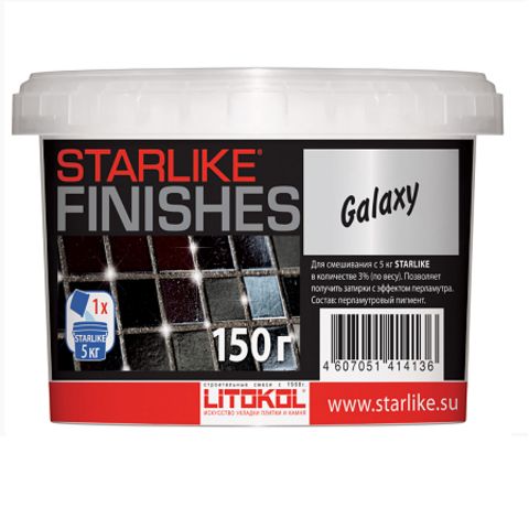 Декоративная добавка в затирку перламутровая Litokol Starlike®Finishes Galaxy / Литокол