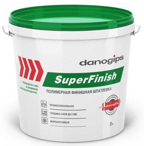 Шпатлевка финишная Danogips Super Finish / Даногипс Супер Финиш