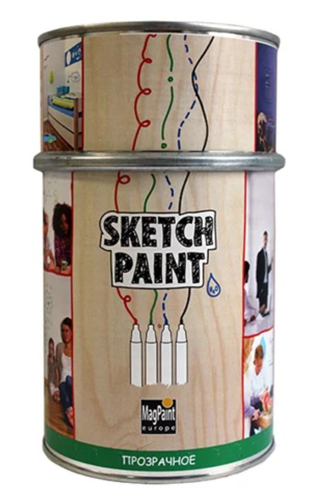 Маркерная краска прозрачная глянцевая Magpaint Sketchpaint / Магпейнт Скечпейнт