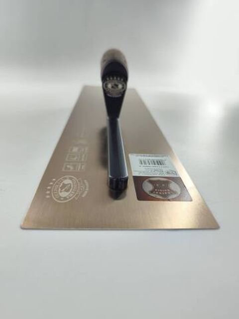 Кельма прямая с ручкой винтаж Olejnik Premium Gold Line Vintage / Олейник