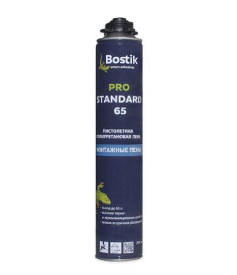 Пена монтажная пистолетная Bostik Standard 65 / Бостик Стандарт