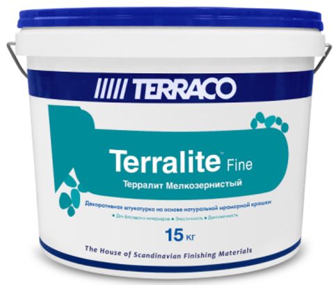 Штукатурка декоративная мраморная мелкозернистая Terraco Terralite / Террако Терралит