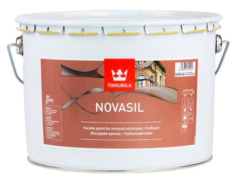 Краска фасадная Tikkurila Novasil / Тиккурила Новасил глубокоматовая