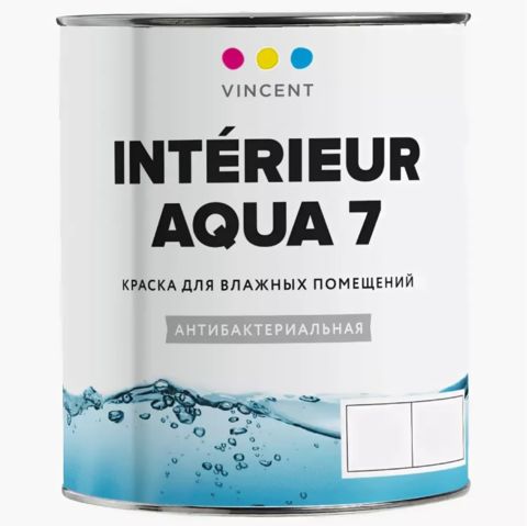 Краска для влажных помещений Vincent Interieur Aqua 7 / Винсент Интериор Аква