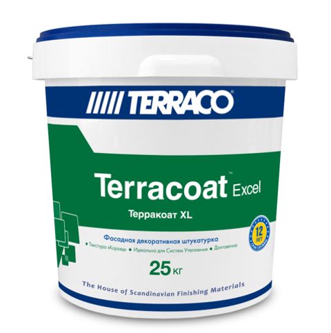 Штукатурка декоративная "короед" 1,5мм Terraco Terracoat XL / Террако Терракоат