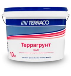 Грунтовка проникающая для внутренних работ Terraco Террагрунт Maxi / Террако Макси