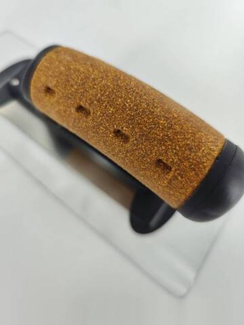 Кельма пластиковая с ручкой кожа алькантара Olejnik Premium Alcantara / Олейник