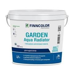 Эмаль акриловая для радиаторов Finncolor Garden Aqua Radiator / Финнколор Гарден Аква