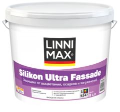 Краска силиконовая для минеральных фасадов Linnimax Silikon Ultra Fassade / Линнимакс Силикон Ульра