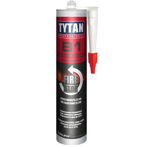 Герметик противопожарный акриловый Tytan Professional Fire Stop B1 / Титан