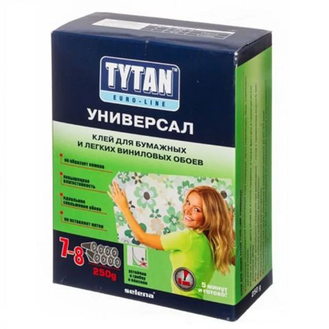 Клей для бумажных обоев Tytan Euro-Line / Титан