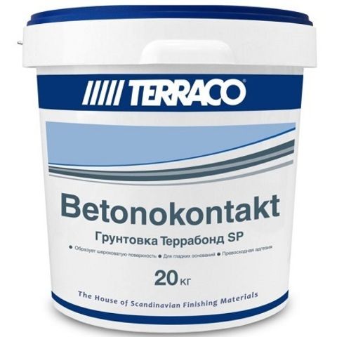 Грунтовка адгезионная бетоноконтакт Terraco Terrabond SP / Террако Террабонд
