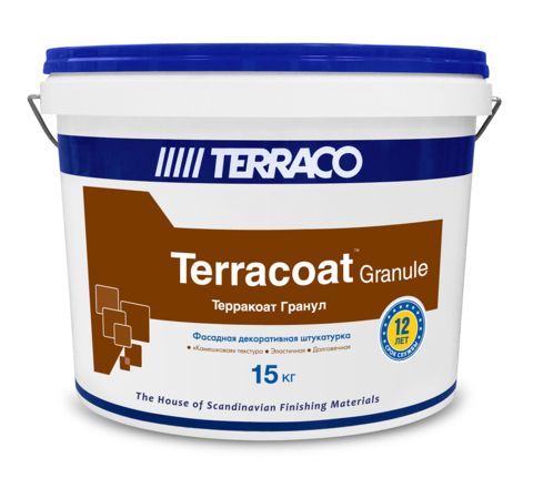 Штукатурка декоративная камешковая 2мм Terraco Terracoat Granule / Террако Терракоат Гранул
